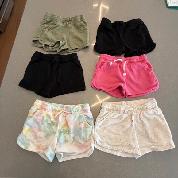 Bundle 5 Girl XS (4/5) Cotton Jersey Shorts Cat & Jack Old Navy EUC - Picture 2 of 5